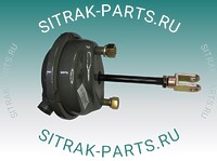 24-дюймовая мембранная тормозная камера (слева) SITRAK C7H TZ97253600105